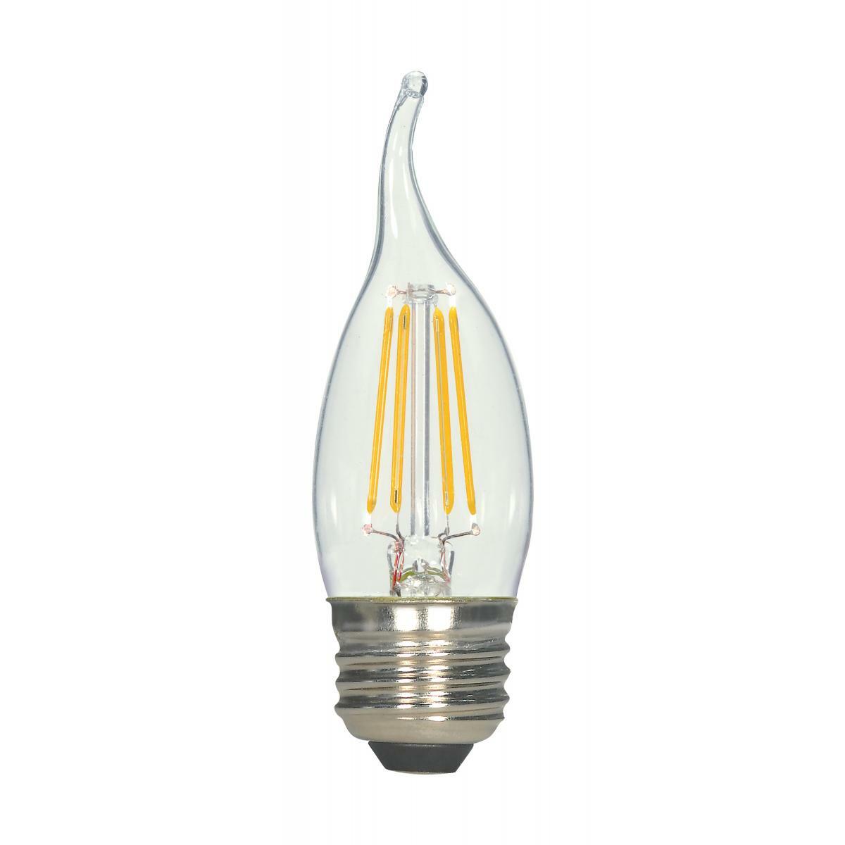 5.5-Watt CA10 LED Lamp - Clear Medium Base 2700K 120 Volts Carded