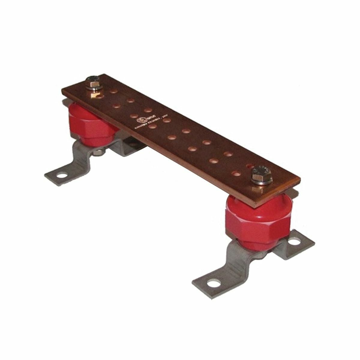 Copper Busbar 1/4" X 2" X 10" 16 Holes