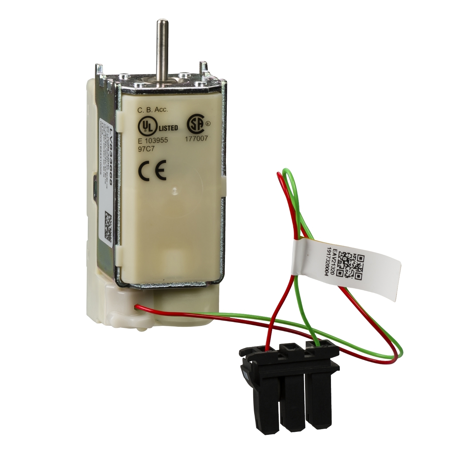 MN undervoltage release, MasterPact MTZ1/MTZ2/MTZ3, standard, 100/130VAC 50/60Hz, 100/130VDC, spare part