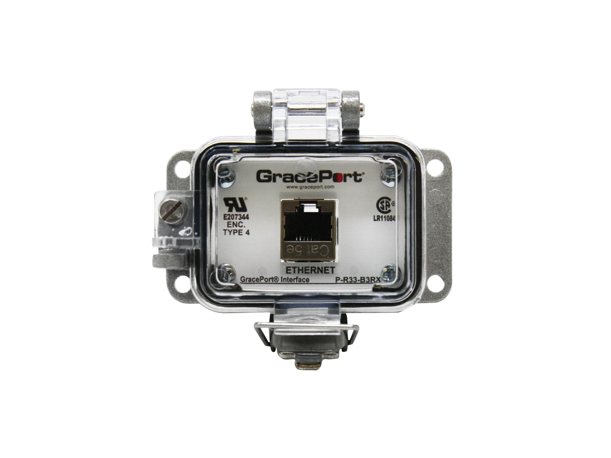 PANEL INTERFACE CONNECTOR WITH SHIELDED RJ45, PMH, UL TYPE 4, NO OUTLET