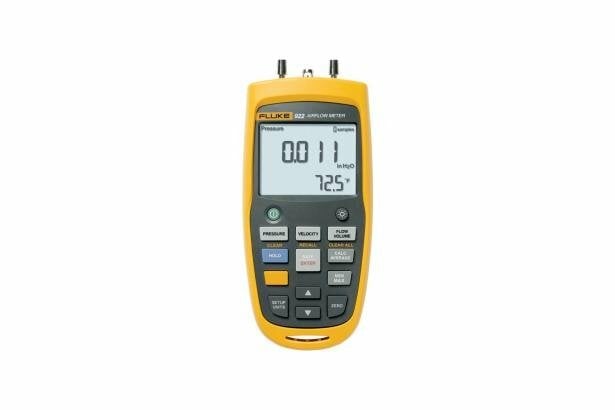 Todays HVAC technicians want a simple solution for diagnosing ventilation issues. Differential pressure measurements only tell part of the story. Technicians also want to measure air velocity and flow, without having to resort to expensive, difficult to use, specialist tools. The Fluke 922 makes airflow measurements easy by combining three tools: differential pressure, airflow, and velocity into a single, rugged meter.