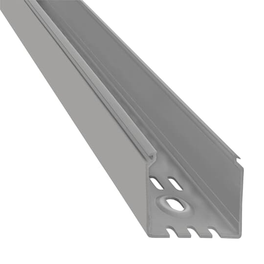 Wiring Duct Solid Wall, 2 Inches x 2 Inches, Gray PVC