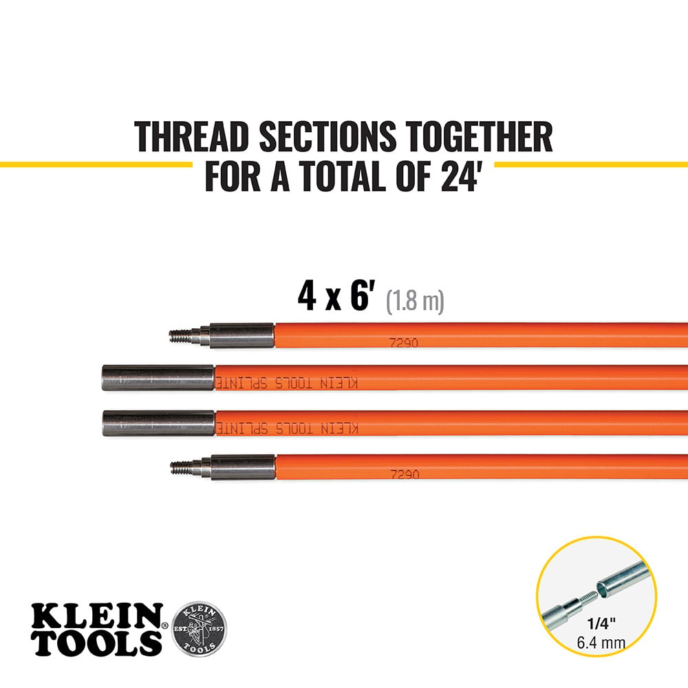 Lo-Flex Fish Rod Set, 24-Foot Crescent Electric Supply Company