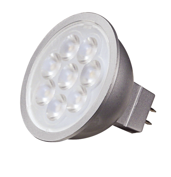 MR LED, Designation: 6.5W - LED MR16 - 40' Beam Spread - GU5.3 Base - 3500K - 12V