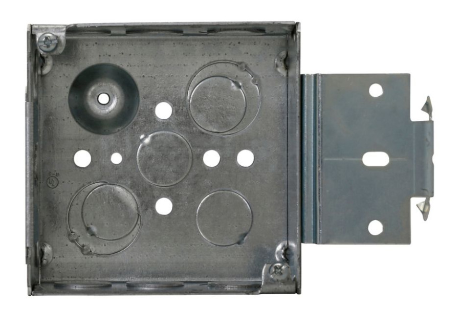 TP403REDMSB TP Welded Outlet Box, Steel, 30.3 cu-in Capacity, (17) Knockouts, 4 in H x 4 in W x 2-1/8 in D