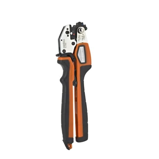 Mechanical Compression Hand Tool, Comfort Grip, Crimps #8-#2 Cu, #10-#6 Al Connectors, 54705-54727 C-Taps