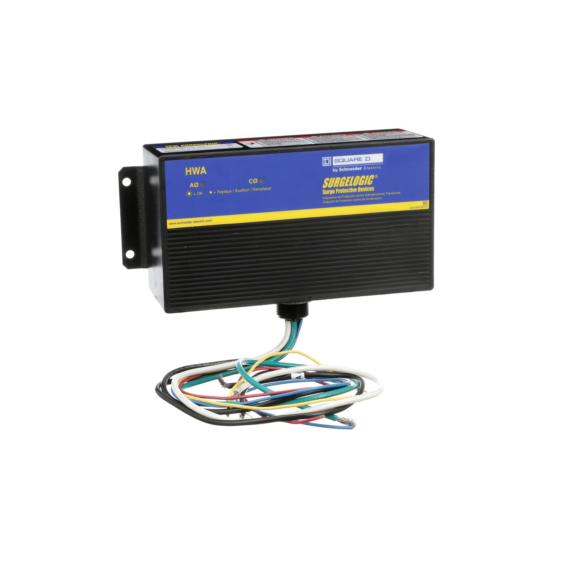 Surge protection device, Surgelogic, HWA, 80kA, 120/240VAC, 1 phase, 3 wire, NEMA 4X