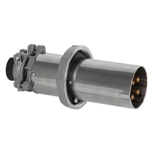 Plug with Screw Cap, 60 Amps, 3 Pole 4 Wire, 600VAC