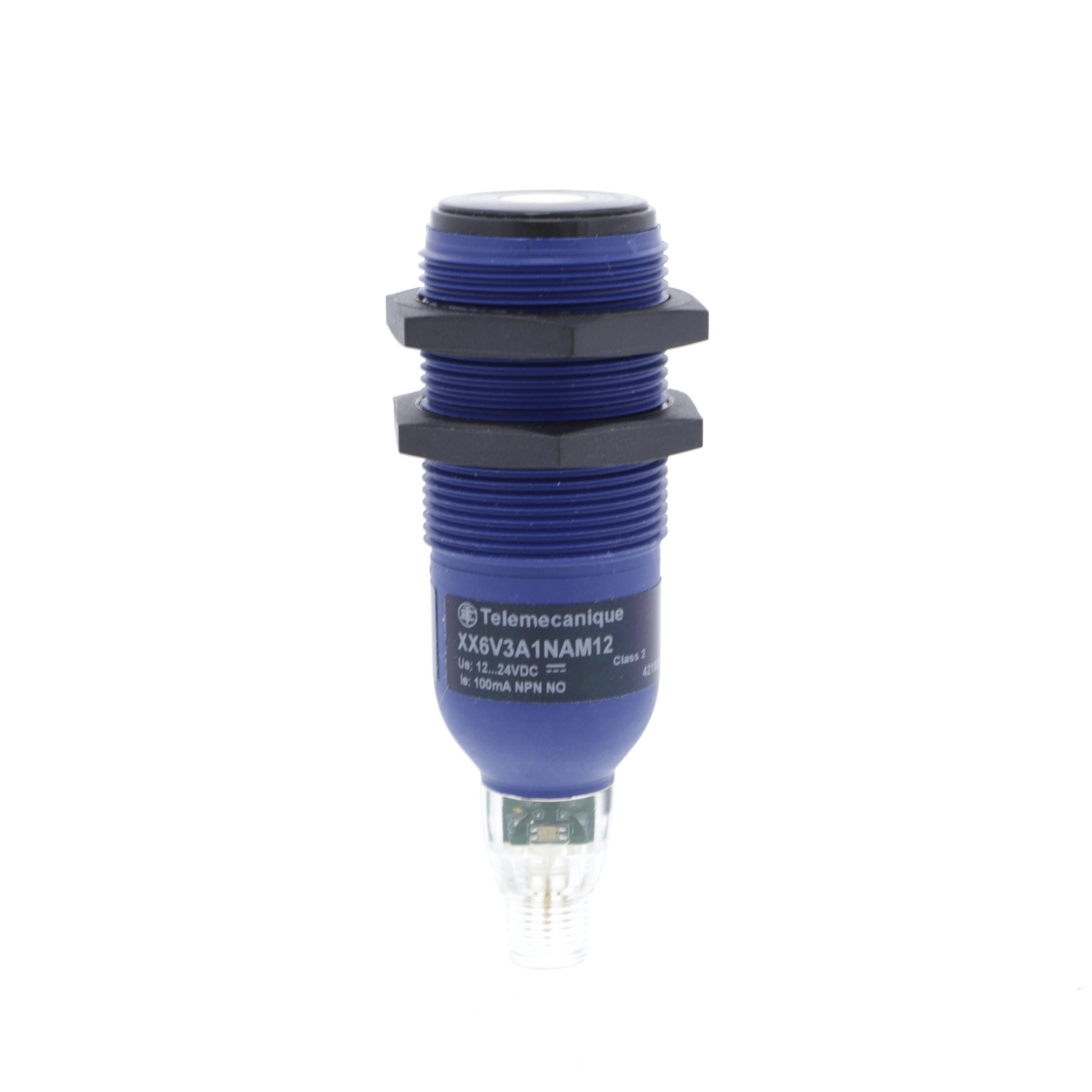 Ultrasonic sensors XX, ultrasonic sensor cylindrical M30, Sn 1 m, NO, M12 connector