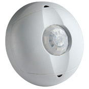  Low Voltage Occupancy Sensor, Ceiling Mounted, 450 Sq Ft Coverage, PIR Only, White