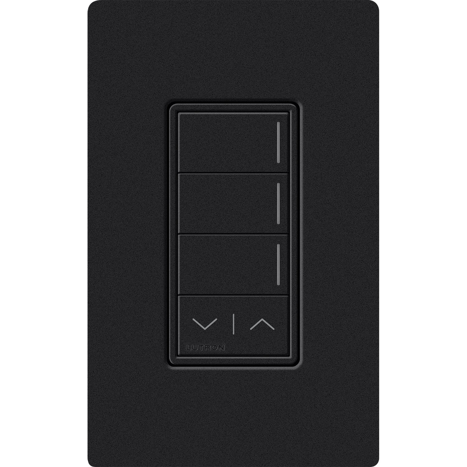 Lutron RadioRA 3 Sunnata RF 3-Button Keypad with Raise/Lower - Midnight