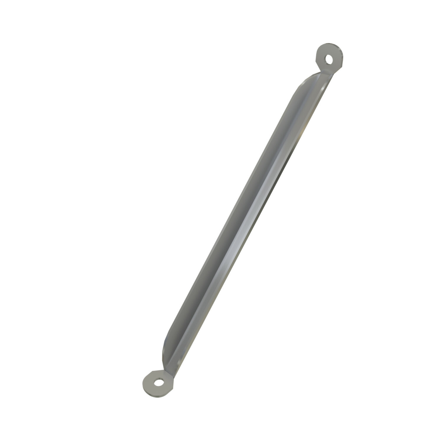 Unistrut Fitting, 1-17/32"x 12", PG