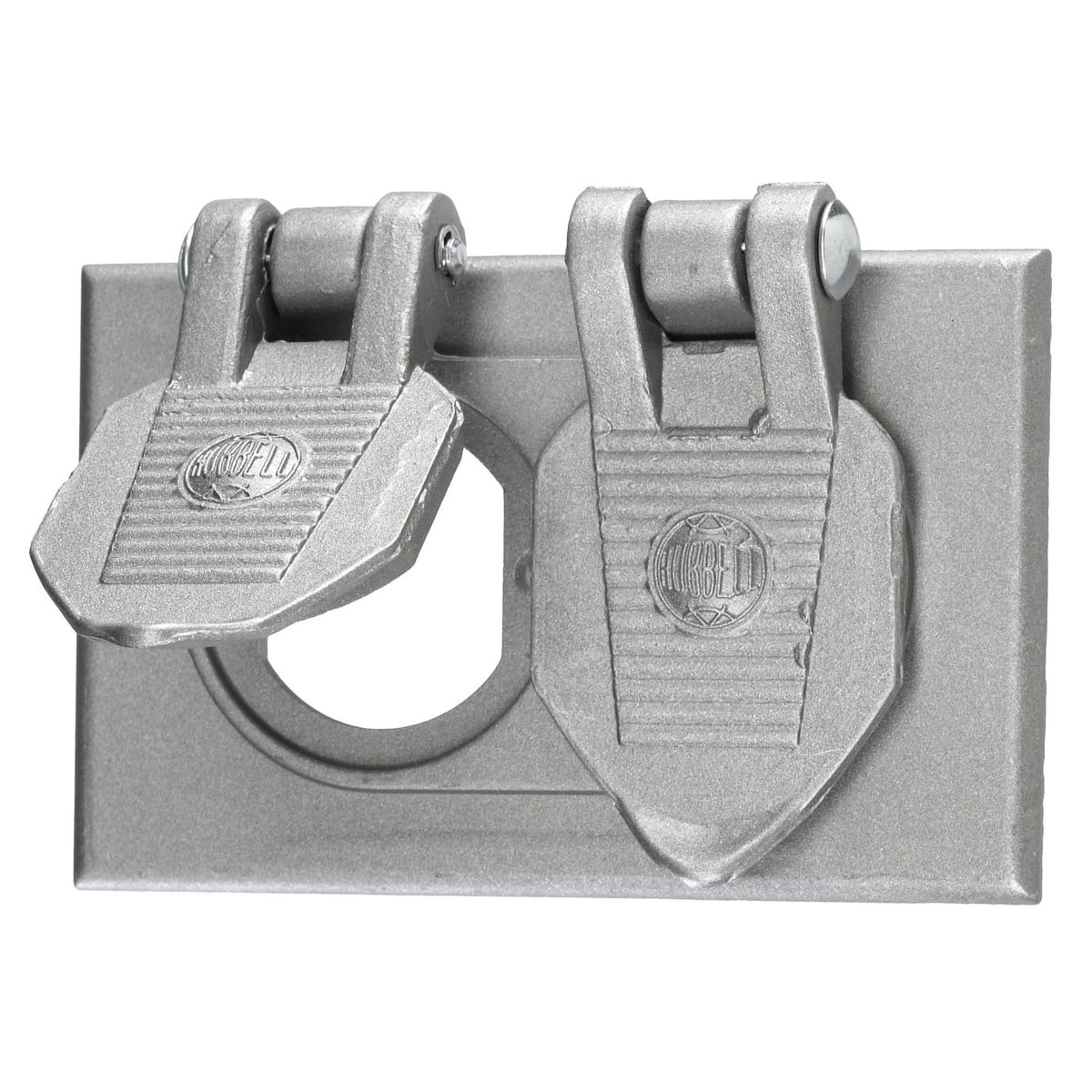 Twist-Lock Devices, Weatherproof Covers, Accessories for 15 Amp 2 and 3 Wire Devices, Cast aluminum, for standard horizontal box mount