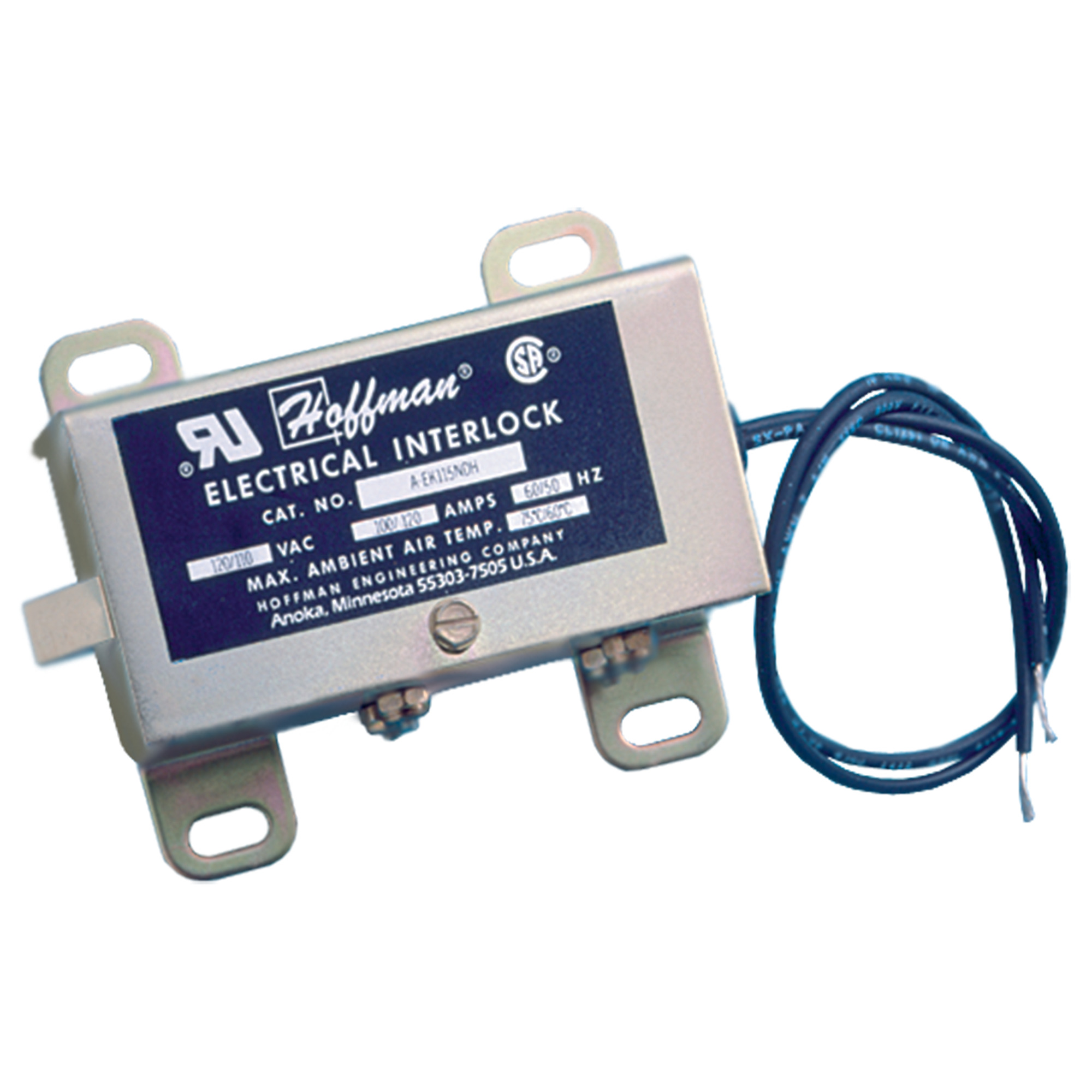 Electrical Interlock 460VAC, fits door bar, Plated, Steel