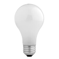OBS50005 Tungsten Halogen A19 Lamp 43 Watt 120 Volt Medium Base Modified Spectrum Super Soft White Finish