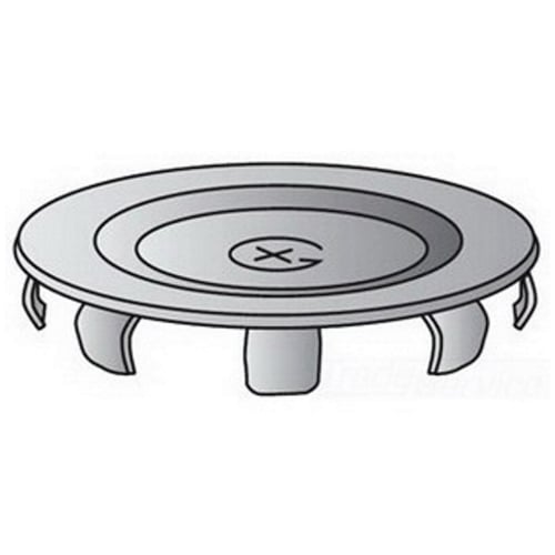 OZ-Gedney Type KO Knockout Plug, Size: 2 IN, Steel, Finish: Zinc Plated, 2-11/16 IN Diameter, For Closing Unused Opening Or Knockout In Sheet Metal Box, Enclosure Or Cabinet