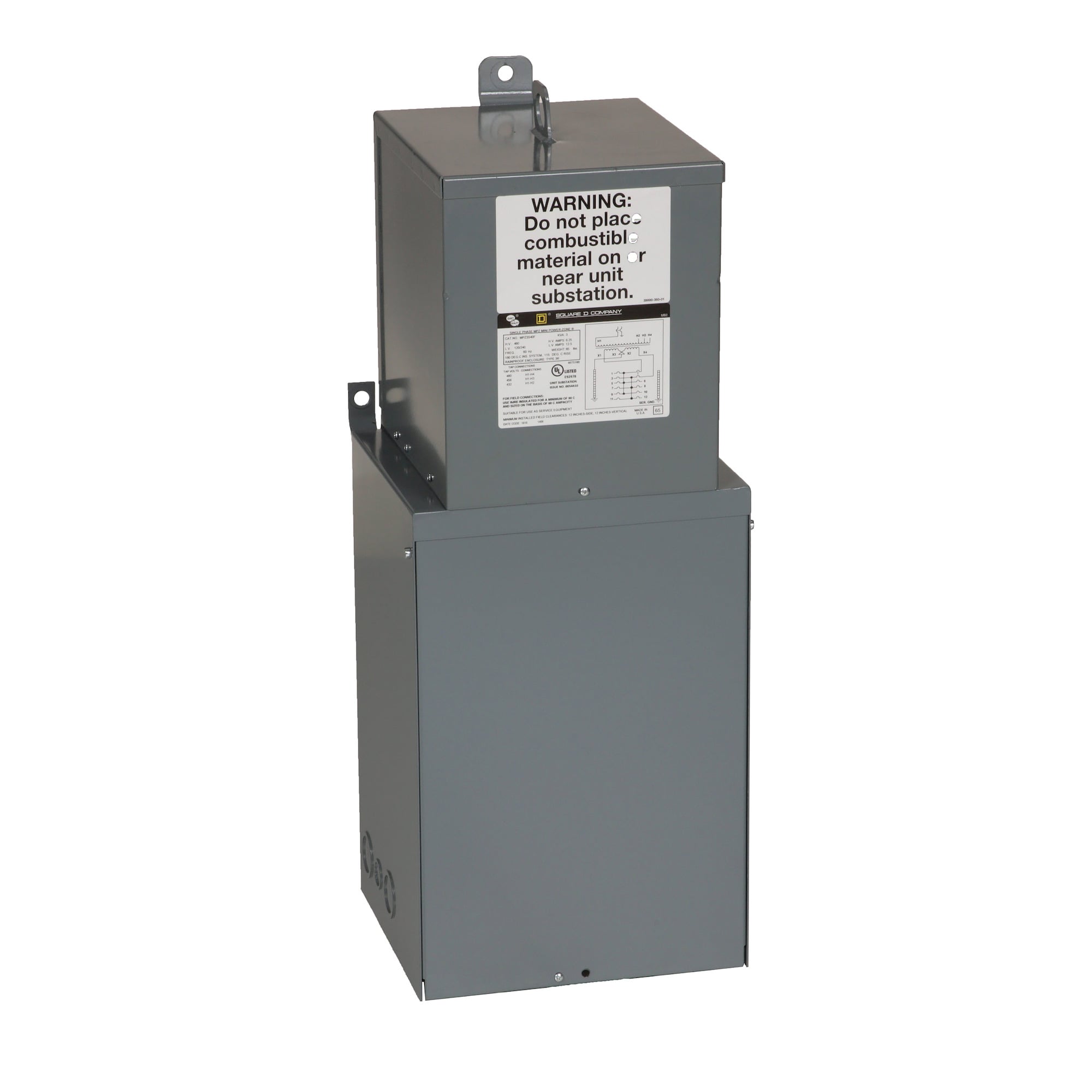 MINI PWR-ZONE DRY 1PH 3KVA 480V-120/240V