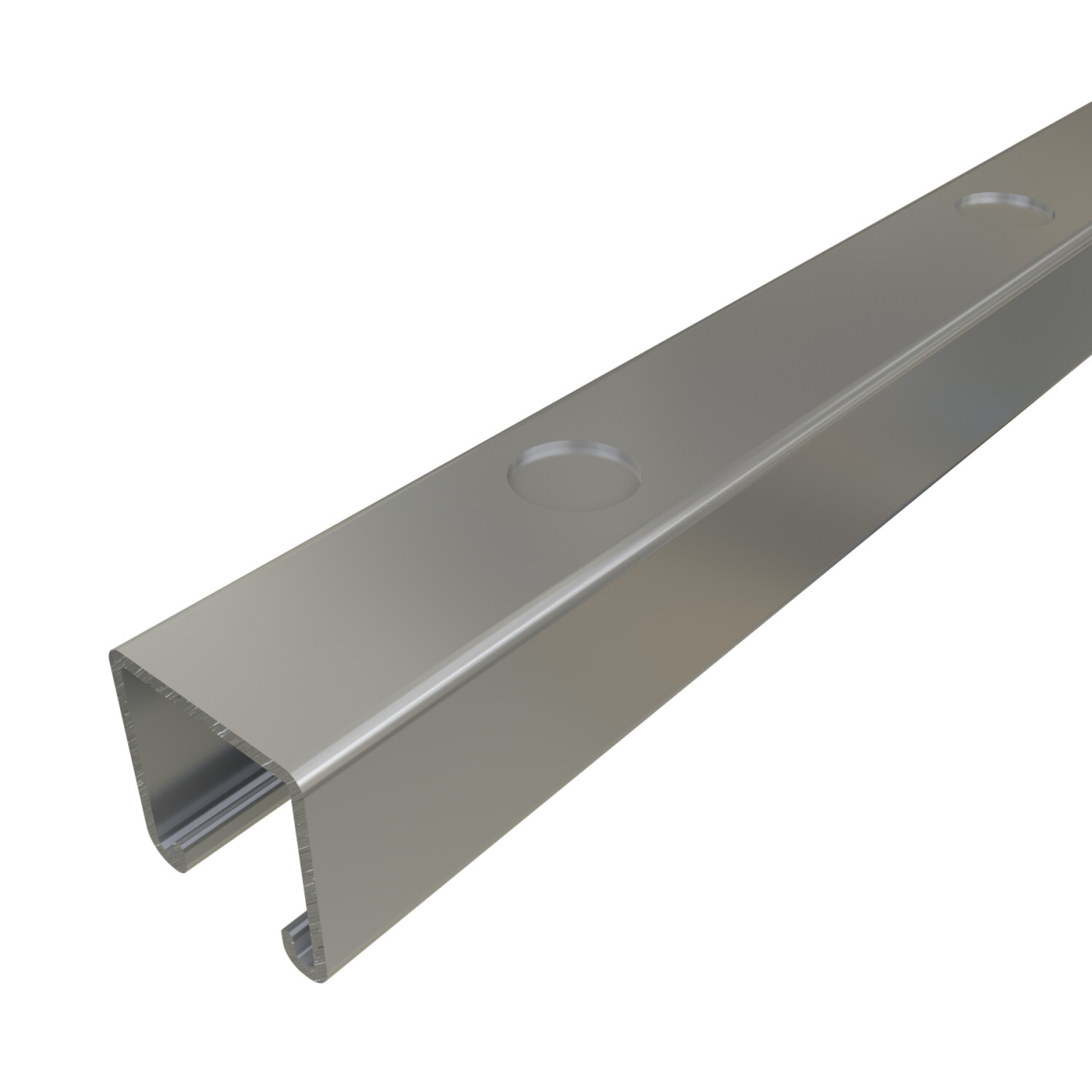 UNISTRUT CHANNEL, 12ga, 1-5/8"x 1-5/8", KO, PG