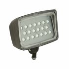 FML Architectural LED Flood, Mounting Type: Knuckle (1/2 in x 14 NPS), Light Distribution: NEMA 6x6 (HxV), Wattage: 52 W, Color Temperature: 5000 K, 70 CRI, Light Output: 4957 lm, Voltage Rating: 120-277 VAC, Color: Dark Bronze, EPA Effective Projected Area: 0.54 ft?.
