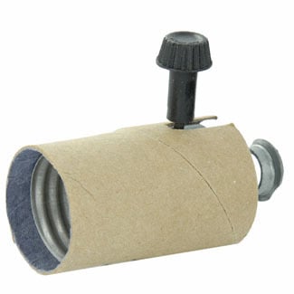 Incandescent Lampholder, 250W-250V, Single Leg Bracket 1/8-27 Thread Inside Extrusion