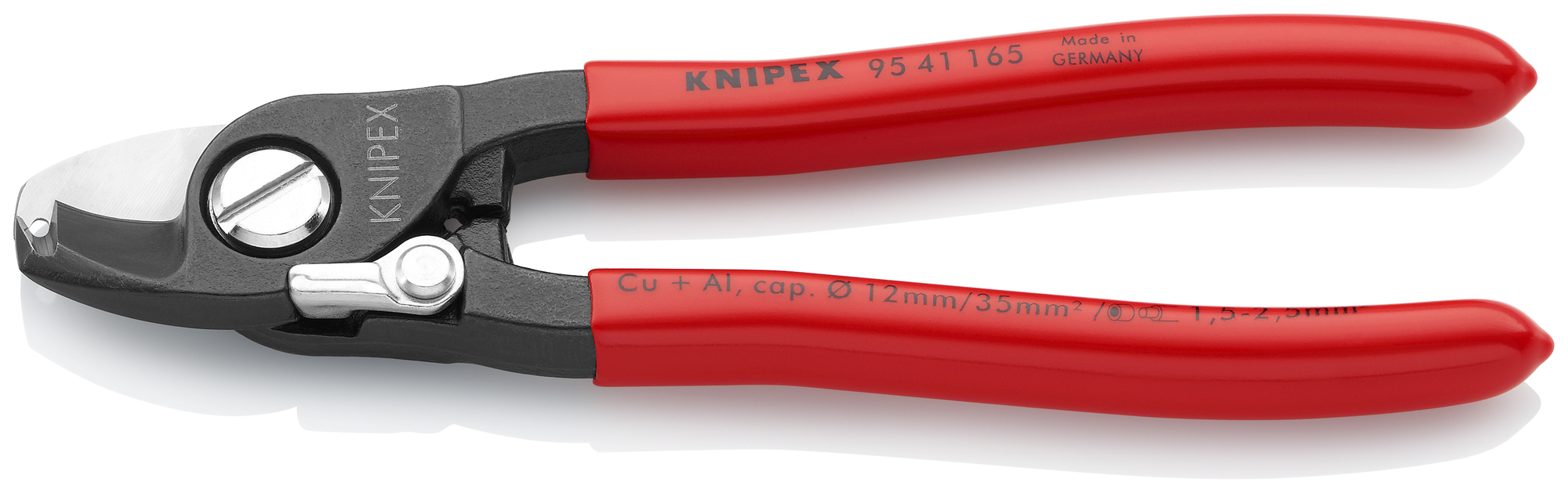 Multifunctional Cable Shears with Stripper, 6 1/2 in., Plastic Coating