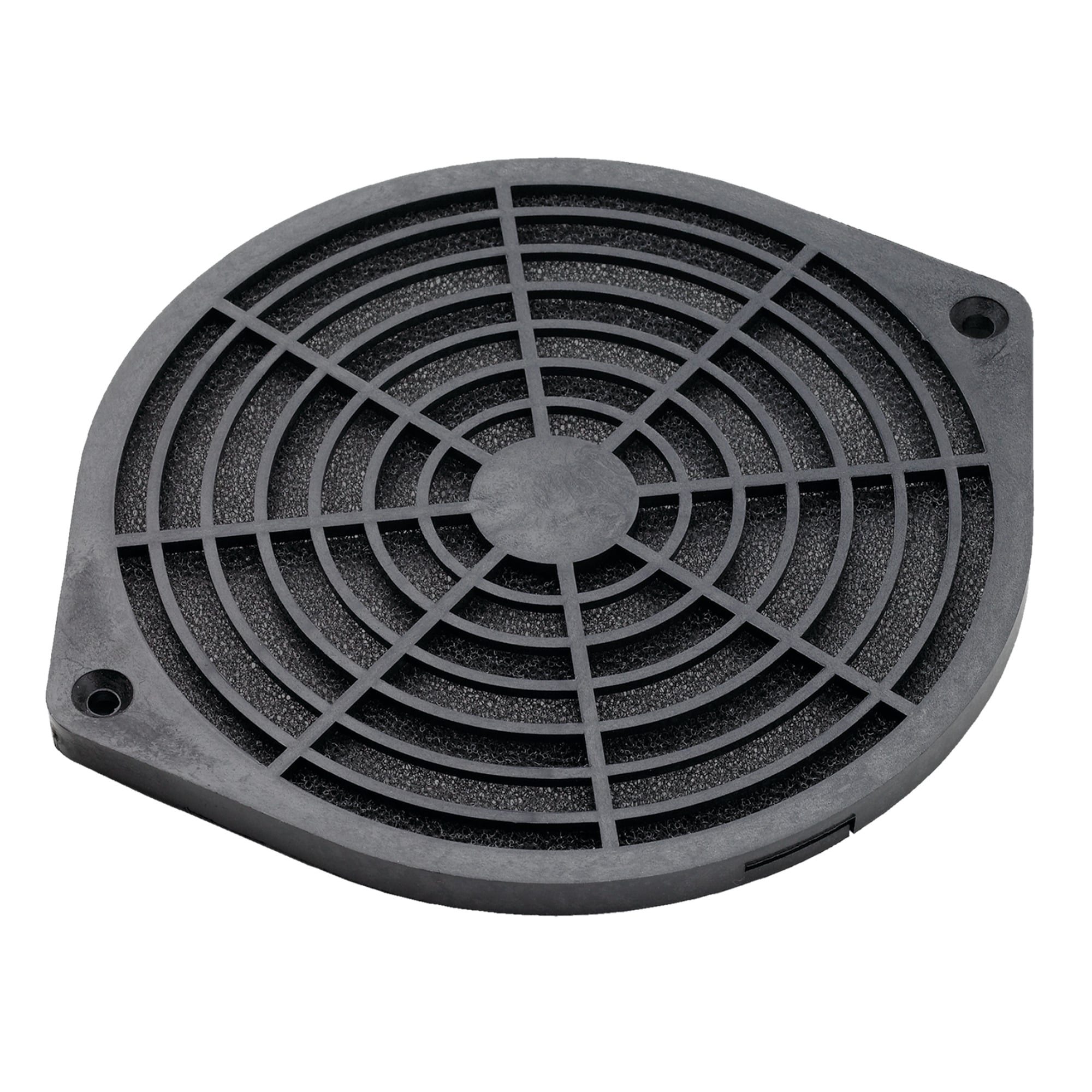 Fan Filter and Finger Guard Kit 6-inch Fans, 7.06x6.38x.31, Black, Plastic