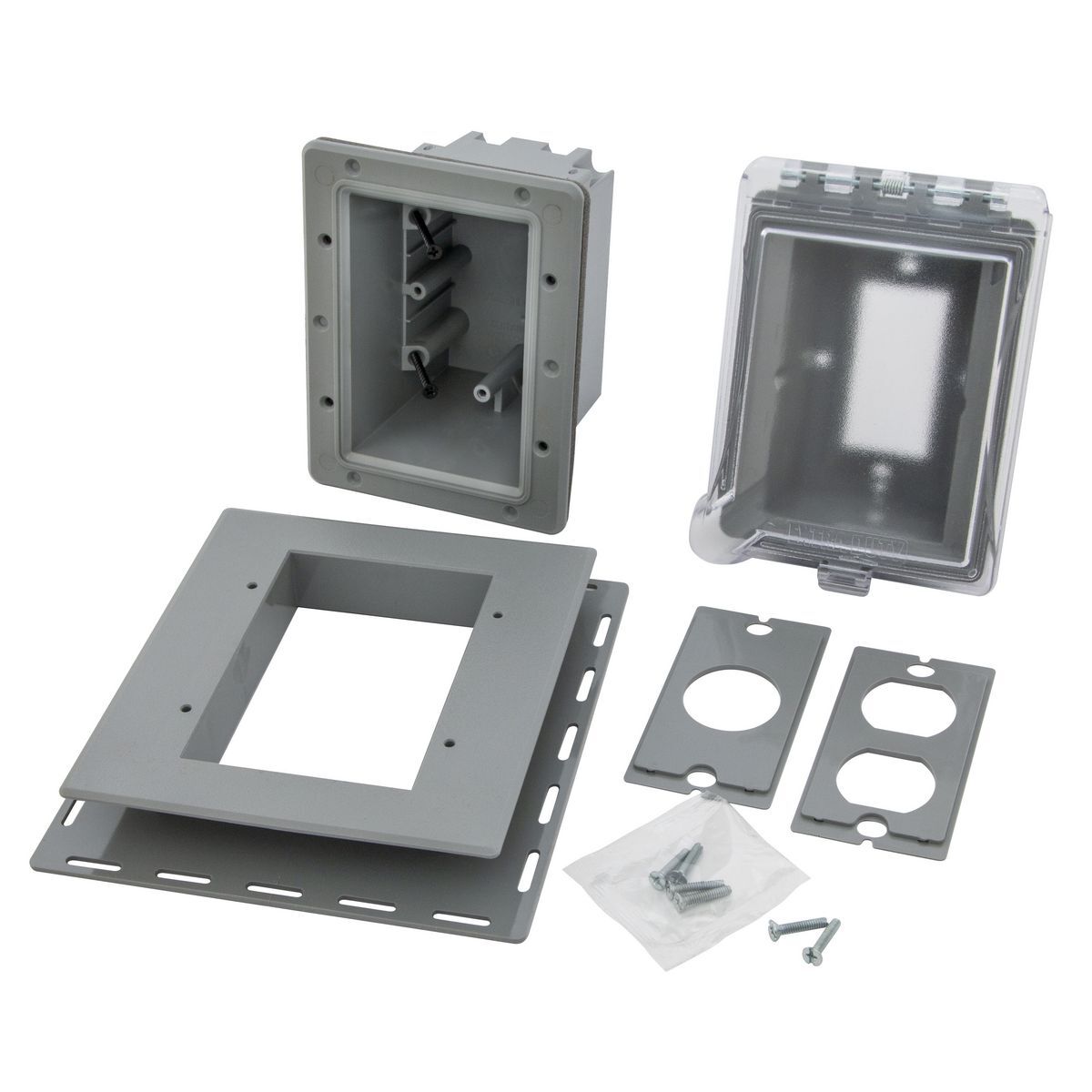 Weatherproof non-metallic, extra duty, recessed cover