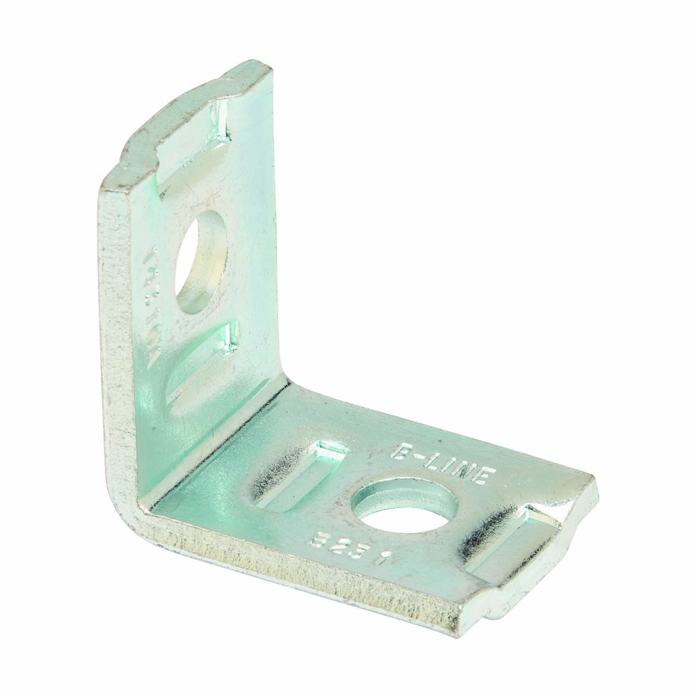 Eaton B-Line series corner angle, 2.25" H x 2.25" L x 1.62" W, Steel, Hot-dipped galvanized