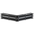 Punchdown Patch Panel, Cat 5e, Angled, 4
