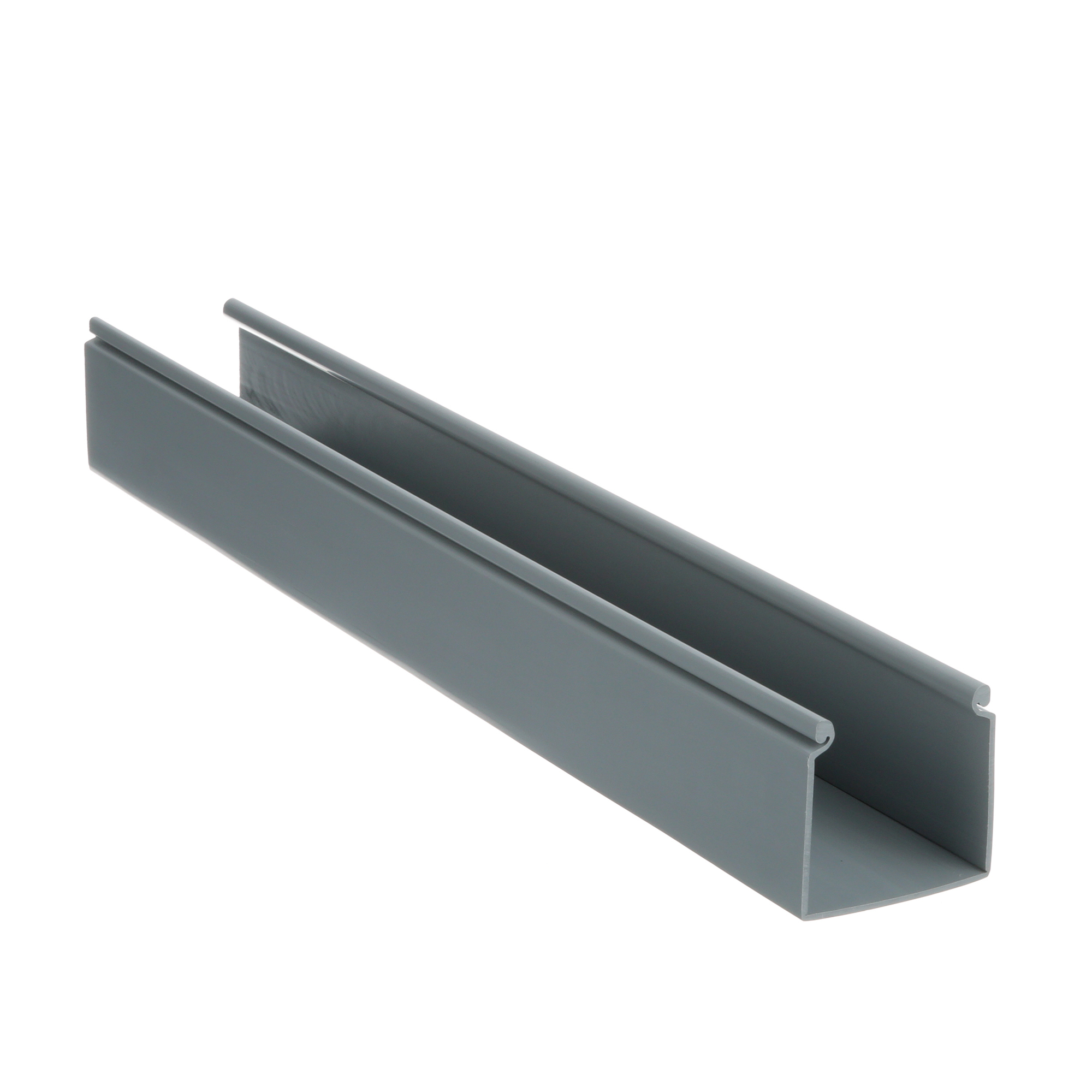 Solid Hinged Duct,PVC,3X3X6FT,LGRY,NM    