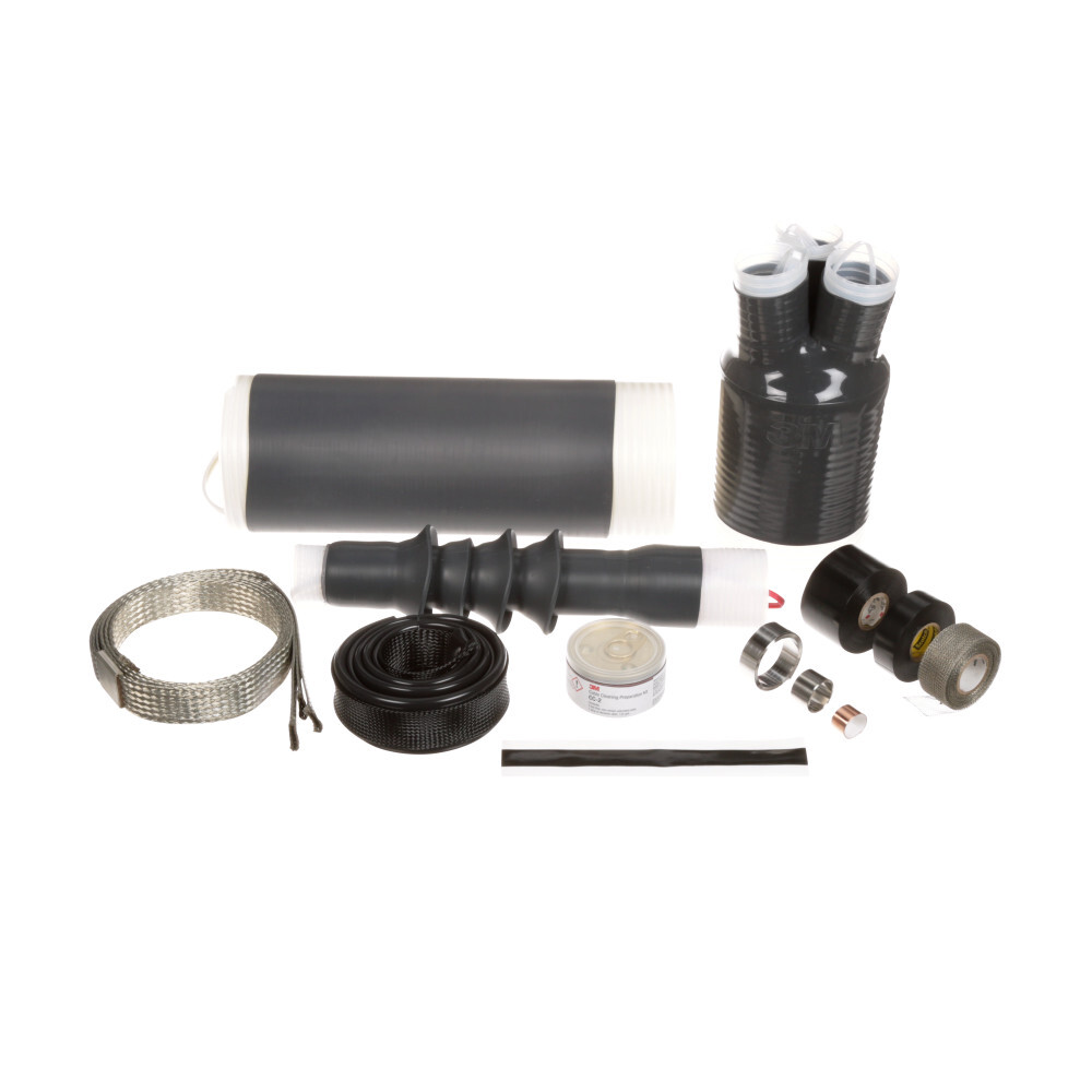 3M(TM) Cold Shrink QT-III, 3 Conductor Termination Kit 7693-S-4-3G, 0.92-1.18 in Cable Insulation O.D.