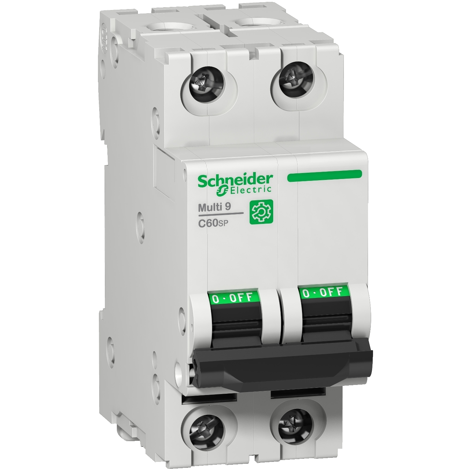 Miniature circuit breaker (MCB), Multi9 C60SP, 2P, 3A, C curve, 10kA (UL1077), 10kA (IEC/EN 60947-2)
