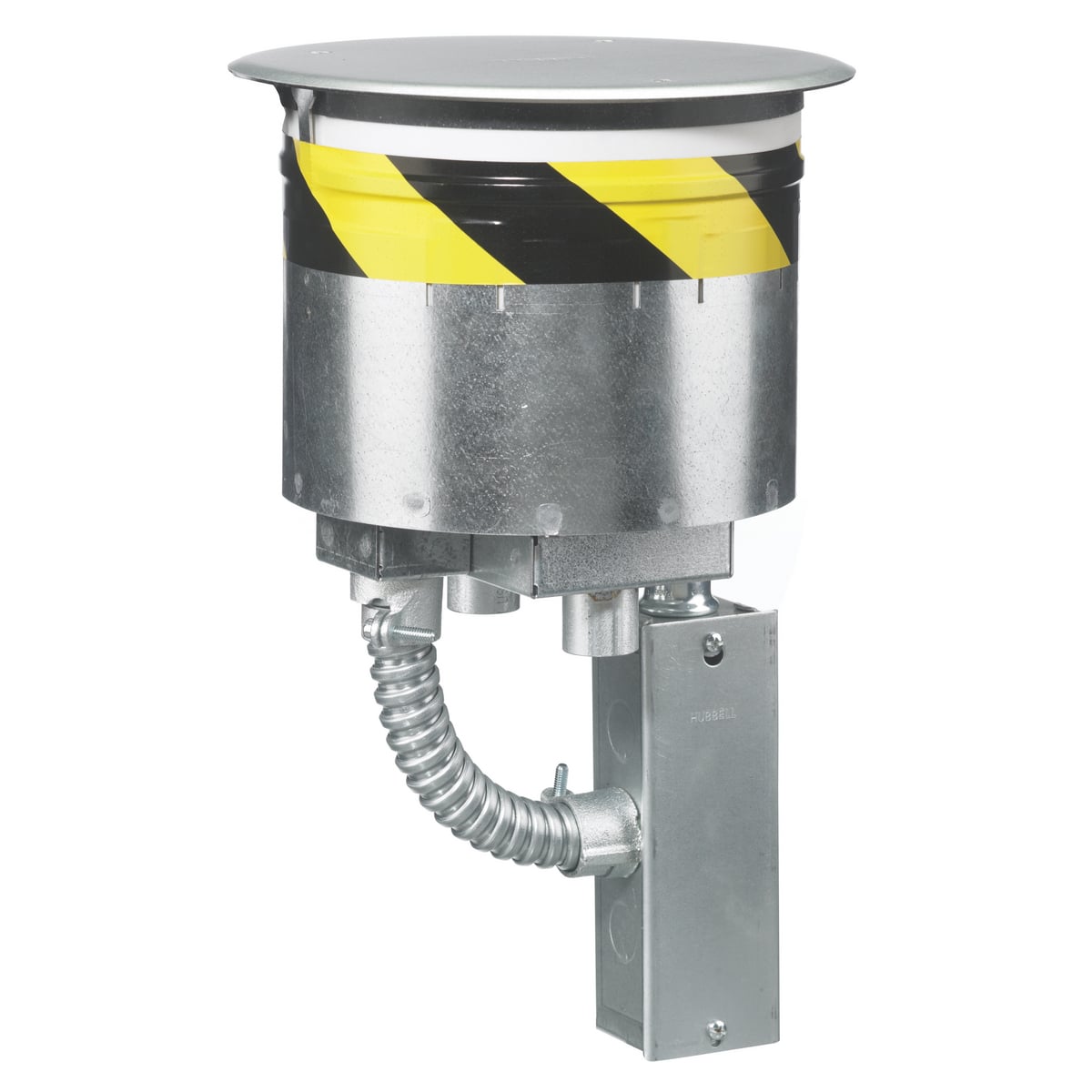 Fire Rated Poke Throughs, Recessed 8" Series, Through Floor Fitting Only, (1) S1R8JNC2, No Sub Plates