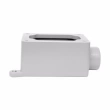 Eaton Crouse-Hinds series PowerGard back box, Copper-free aluminum, Single-gang, Dead end, 1/2"