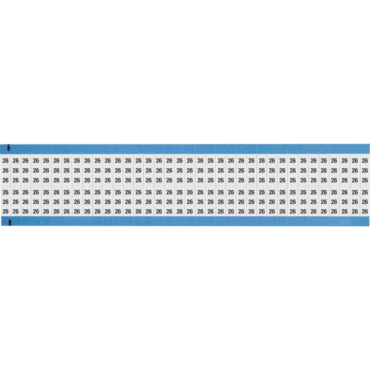 Wire Marker 0.75in H x 0.25in W, 26