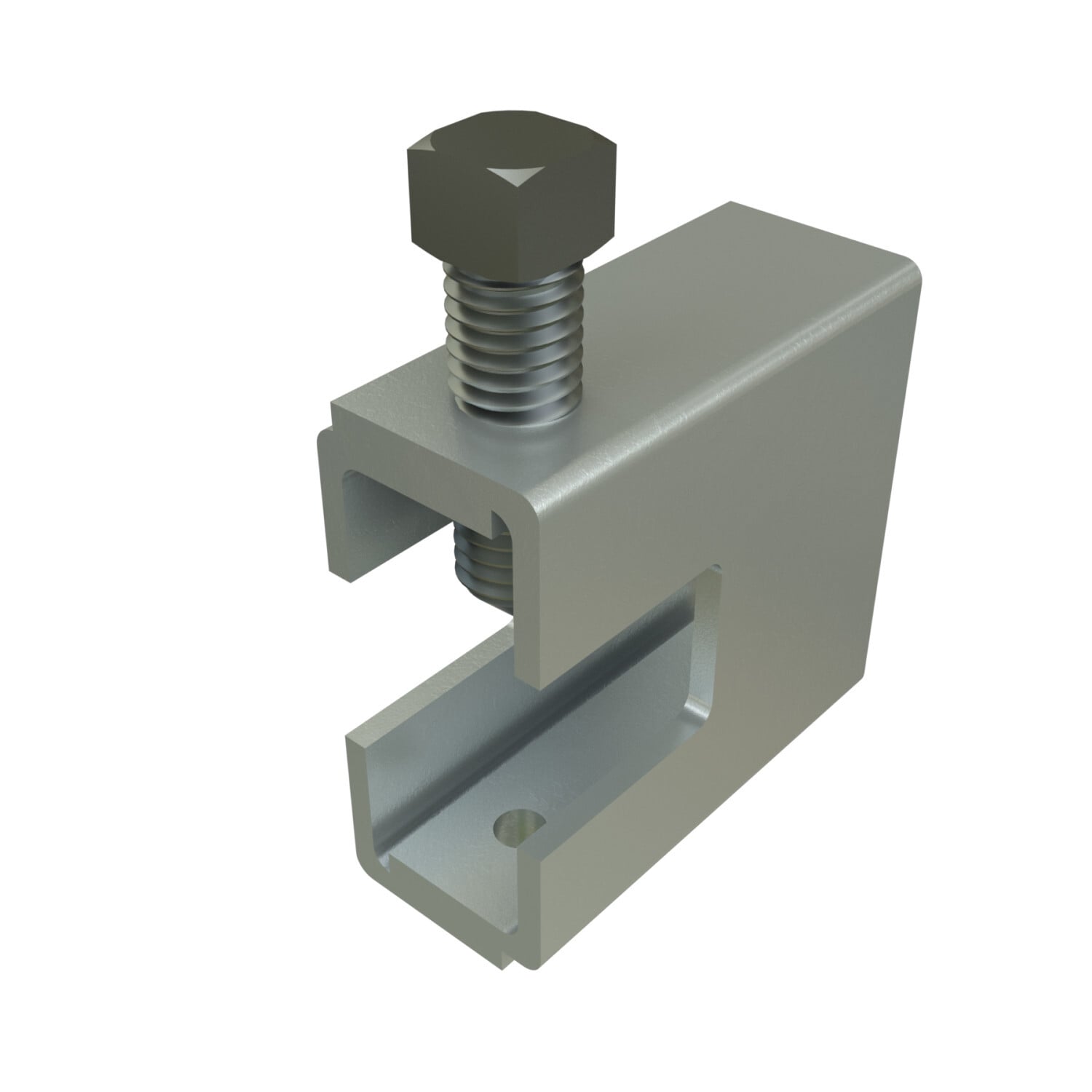 UNISTRUT BEAM CLAMP, 1/2"-13, 1-7/16"x 2-1/2"x 2-1/2", HG