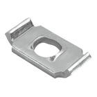 316 Stainless steel square washer. For use with 3/8 inch  or 1/2 inch  hanger rod.