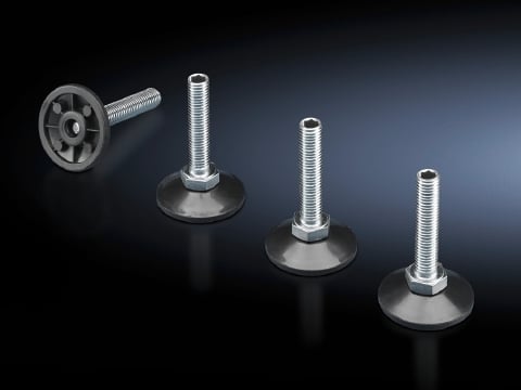 Levelling feet, for TS, TS IT, SE, PC, IW, without hex socket