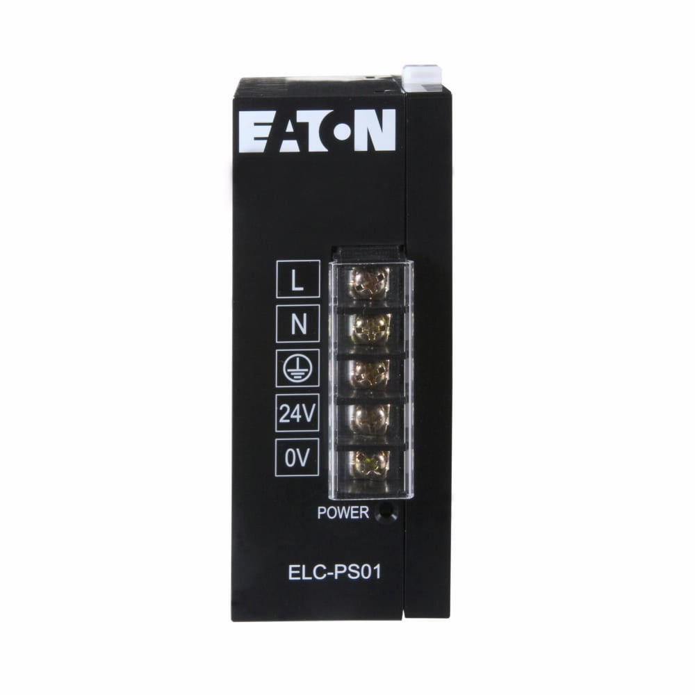 ELC Series Programmable Logic Controllers, ELC power supply, 24W, 1A, 50/60 Hz, 24 Vdc Output, 100240 VAC (-15%+10%) Input