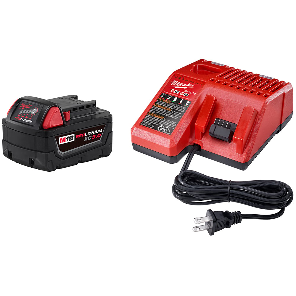 M18 REDLITHIUM XC 5.0Ah Battery and Charger Starter Kit