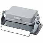 Single lever locking panel base with cover. For use with series B6 and DD24.