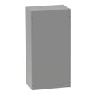 Screw-Cover Enclosure Type 1 no Knockouts, 10x10x4, Gray, Steel