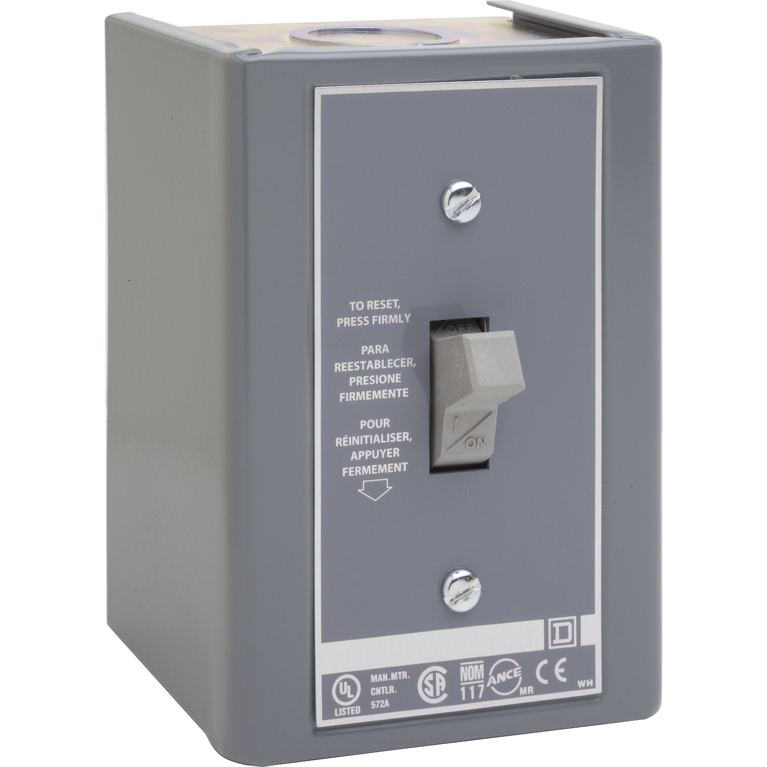 FHP Manual Starter - NEMA 1 Oversized - 2P-Toggle Operated-No Indicator-277VAC