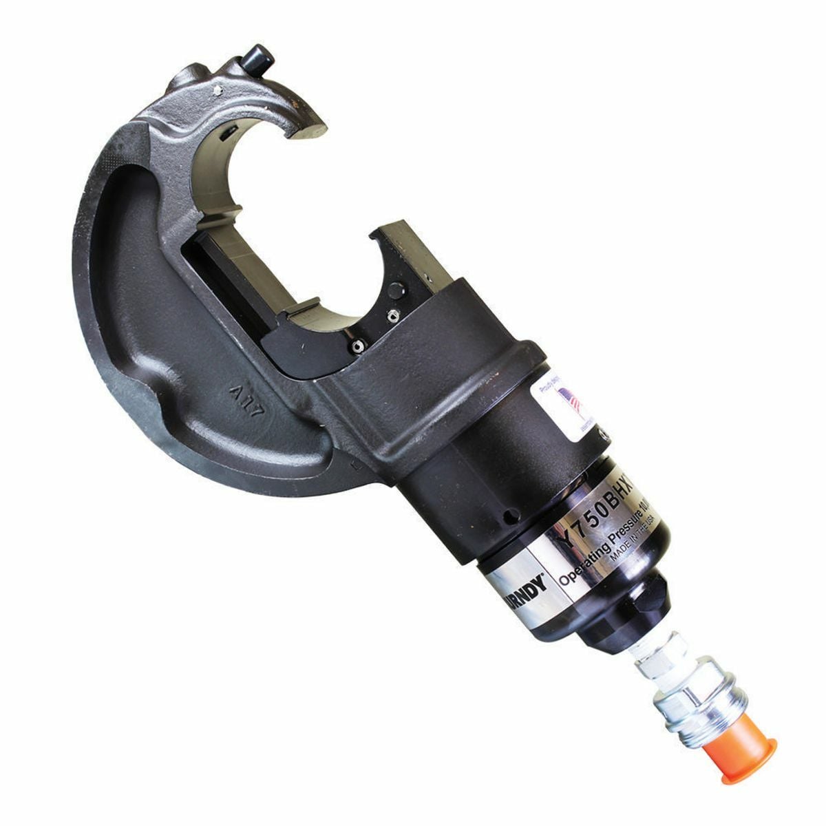 12-Ton Remote C-Head Crimper, Operating Pressure 10000 psi, Uses U Dies