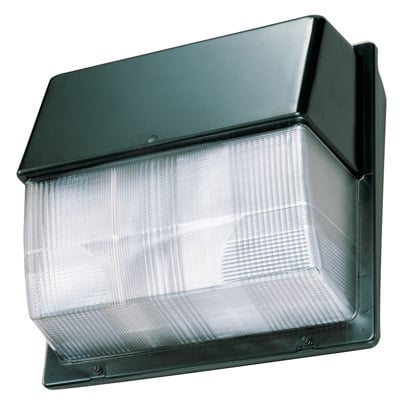 TWP LED ALO 40K Polycarbonate Refractor LED Outdoor Wall Pack, Adjustable Light Output, 4000K