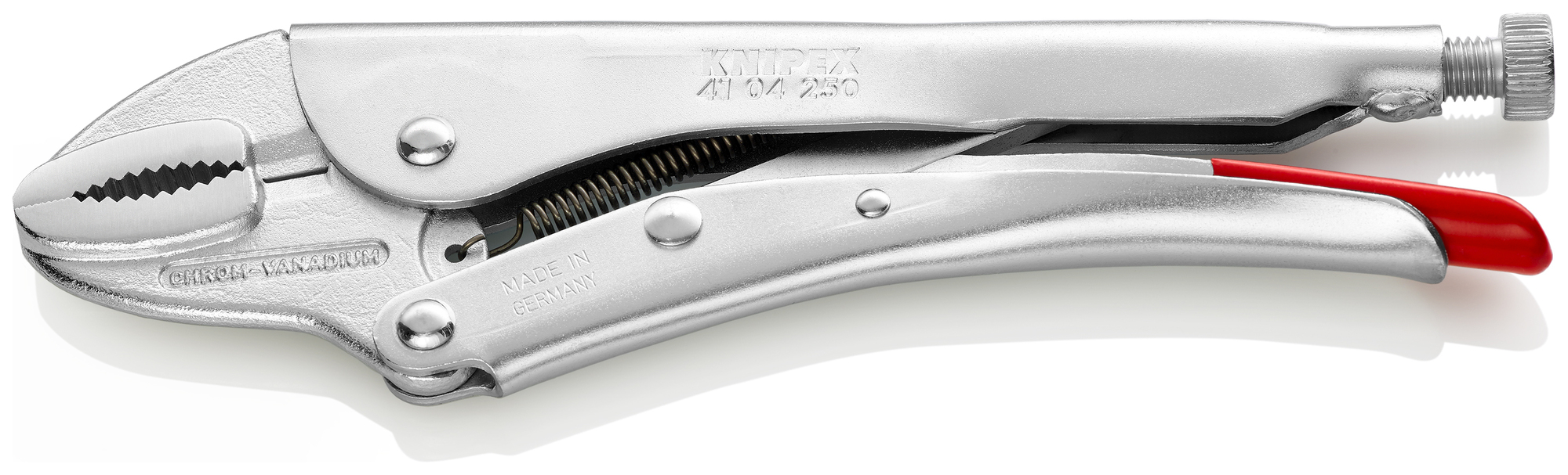 Grip Pliers-Round Jaws, 10 in., Bare Handles