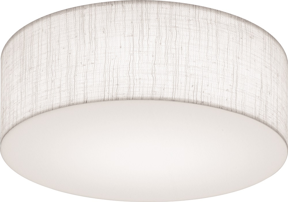Autry Series Drum Flush/Semi-Flush LED Decorative Lens only, White linen, SKU - 228MPG