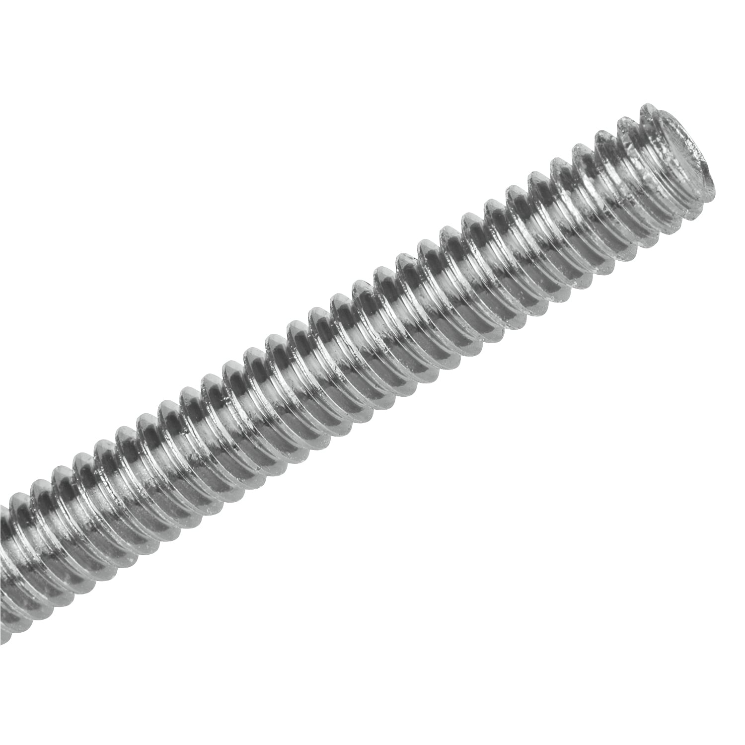 H104-3/8X2EG Superstrut Hanger Rod, Continuous Thread, 3/8 in, 2 ft OAL, Steel