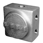Aluminum Explosion-Proof Conduit Outlet Box; 3/4 In, 7 Hubs, 4 Plugs, Aluminum