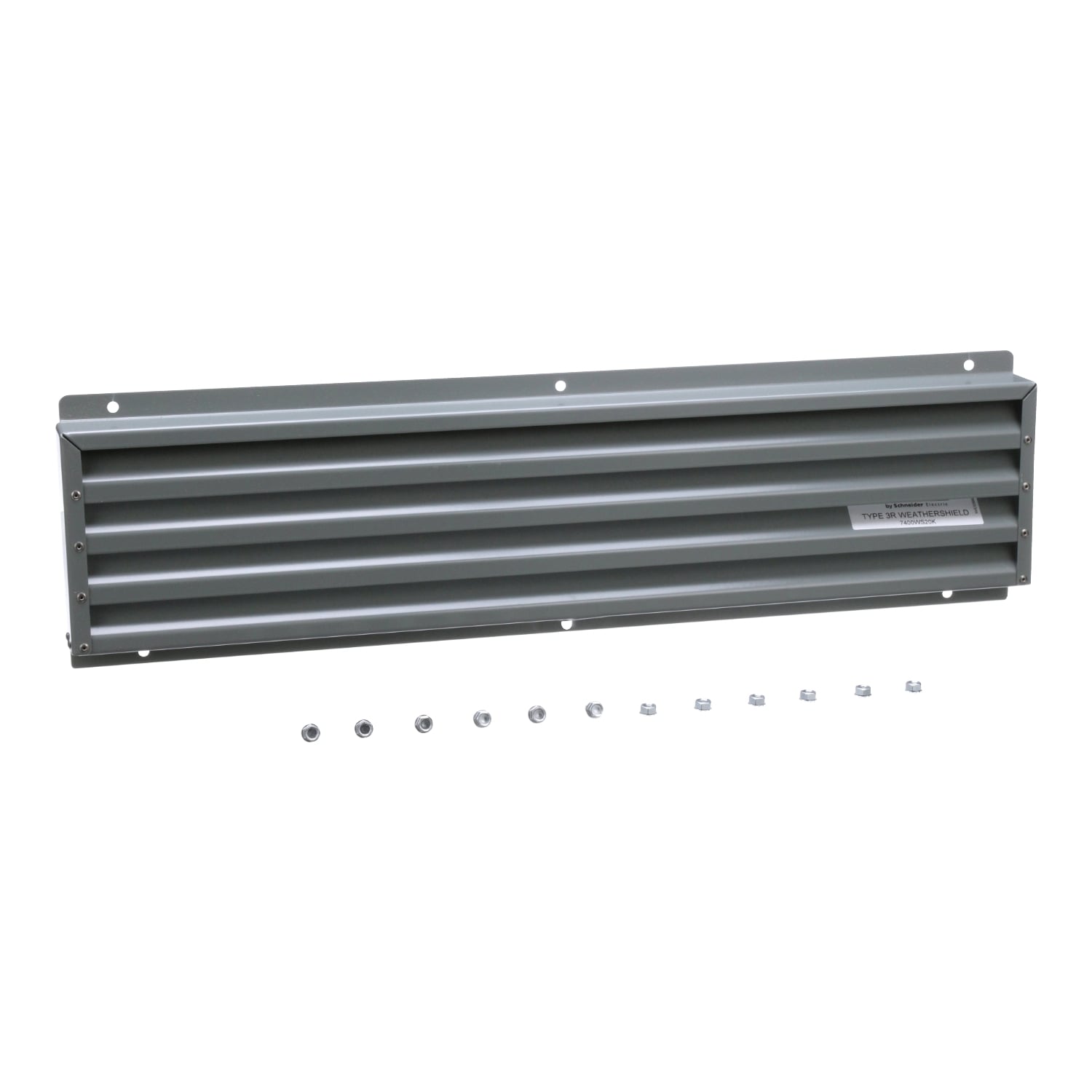 Transformer accessory, weathershield kit, for enclosures, box 20M